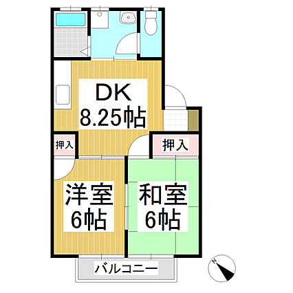 サンコーポ梵天Ａ棟_間取り_0