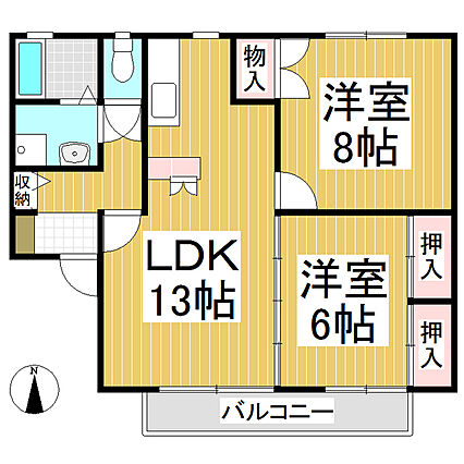 フレール泉_間取り_0