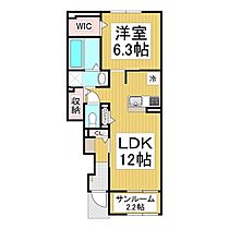 長野県千曲市大字磯部（賃貸アパート1LDK・1階・50.03㎡） その2