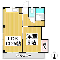 コーポみや  ｜ 長野県長野市丹波島2丁目（賃貸アパート1LDK・2階・37.00㎡） その2