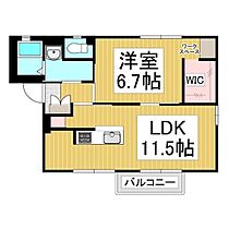 ハーモニー北島  ｜ 長野県長野市若穂綿内（賃貸アパート1LDK・1階・42.60㎡） その2