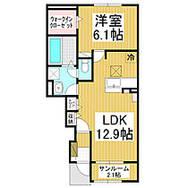 長野県千曲市大字戸倉（賃貸アパート1LDK・1階・50.49㎡） その2