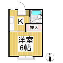 ホワイトコーポクサマ  ｜ 長野県長野市青木島1丁目（賃貸アパート1K・2階・19.00㎡） その2