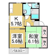 物件の間取り