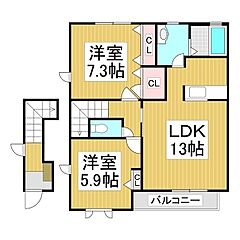 物件の間取り