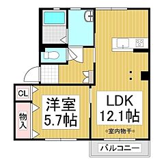 物件の間取り