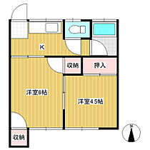 常田ハイツ　B棟  ｜ 長野県上田市常田3丁目（賃貸アパート2K・2階・30.00㎡） その2