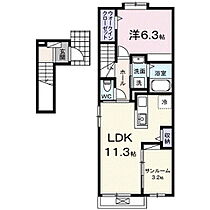 長野県上田市下之条（賃貸アパート1LDK・2階・50.74㎡） その2