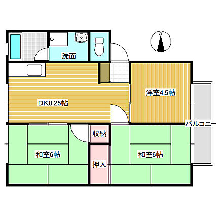 ヒルトップ山極_間取り_0