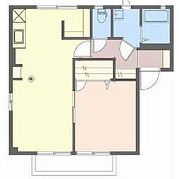 フレグランス絢香 2DKの間取図画像
