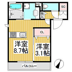 物件の間取り