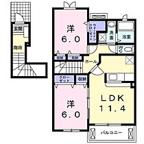 長野県佐久市塚原（賃貸アパート2LDK・2階・59.82㎡） その2