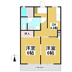 間取図画像 2DK