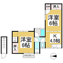 コーポラス栄  ｜ 長野県長野市大字上駒沢（賃貸アパート2K・2階・40.00㎡） その2