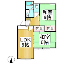 ホワイティ沙羅　B棟  ｜ 長野県長野市大字高田（賃貸アパート2LDK・1階・47.00㎡） その2