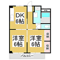 コーポひだか  ｜ 長野県長野市差出南2丁目（賃貸マンション2DK・1階・44.00㎡） その2