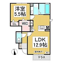 ジラソーレ  ｜ 長野県長野市大字大豆島（賃貸アパート1LDK・1階・45.74㎡） その2