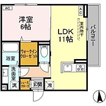 セレーノヴィータ中御所  ｜ 長野県長野市中御所2丁目（賃貸アパート1LDK・2階・41.09㎡） その2