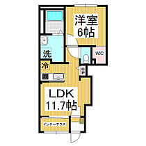 アイリスコート石渡  ｜ 長野県長野市大字石渡（賃貸アパート1LDK・1階・42.98㎡） その2