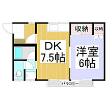 ツルコーポ  ｜ 長野県長野市東鶴賀町（賃貸アパート1DK・2階・40.00㎡） その2