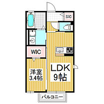 アレーズアモリ  ｜ 長野県長野市大字安茂里（賃貸アパート1LDK・1階・33.75㎡） その2