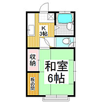 児玉コーポ  ｜ 長野県長野市大字長野桜枝町（賃貸アパート1K・1階・22.68㎡） その2