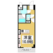 M’s East  ｜ 長野県長野市大字栗田（賃貸マンション1R・2階・28.38㎡） その2