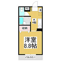 サンプローチ  ｜ 長野県長野市大字鶴賀七瀬中町（賃貸マンション1K・2階・27.75㎡） その2