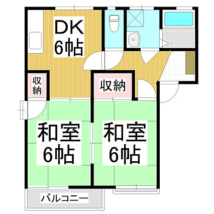 コーポSUNFY_間取り_0