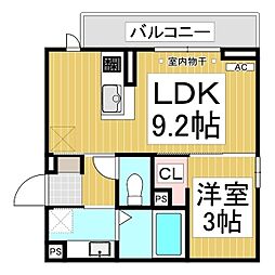 レガーロ 1LDKの間取図画像