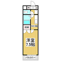 パークハイツ島内  ｜ 長野県松本市大字島内（賃貸マンション1K・3階・23.51㎡） その2