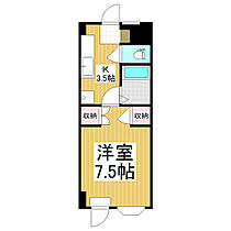 ベクベーム  ｜ 長野県松本市大字惣社（賃貸マンション1K・1階・26.44㎡） その2