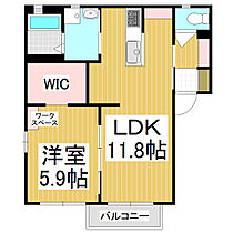 カサグランデC棟  ｜ 長野県松本市寿北6丁目（賃貸アパート1LDK・1階・43.54㎡） その2