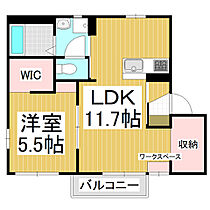 グレース安曇野B  ｜ 長野県松本市梓川倭（賃貸アパート1LDK・1階・42.60㎡） その2