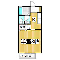 ルミエール　Ａ棟  ｜ 長野県松本市沢村3丁目（賃貸アパート1K・1階・26.71㎡） その2