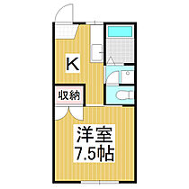 フォーブルT  ｜ 長野県松本市庄内1丁目（賃貸アパート1K・2階・24.71㎡） その2