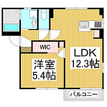 グレース安曇野C  ｜ 長野県松本市梓川倭（賃貸アパート1LDK・1階・42.60㎡） その2