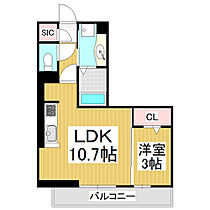 (仮)両島D-ROOM  ｜ 長野県松本市両島（賃貸アパート1LDK・1階・33.80㎡） その2