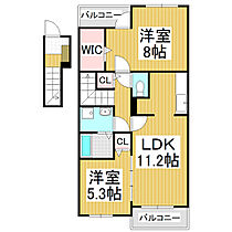 長野県松本市高宮北（賃貸アパート2LDK・2階・60.14㎡） その2