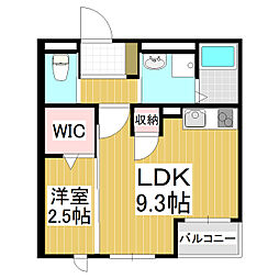 Azumino Terrace 1LDKの間取図画像