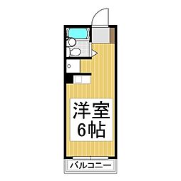 TAKADAマンション ワンルームの間取図画像