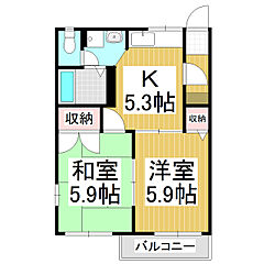 物件の間取り