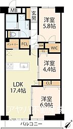 間取図画像 3LDK