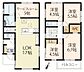 間取り：オール電化の4SLDK。