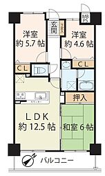間取図画像 3LDK