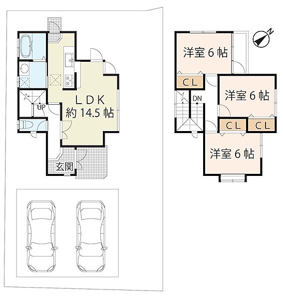 間取りを拡大表示
