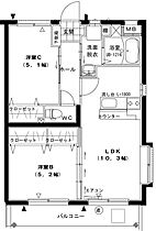 Center Court 403 ｜ 宮崎県日向市大字財光寺中ノ原1089番地1（賃貸マンション2LDK・4階・50.22㎡） その2