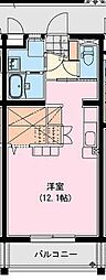 ピュアサーマル ワンルームの間取図画像
