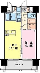 リオグランデ 1LDKの間取図画像
