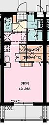 GRANDAQUA駅南 ワンルームの間取図画像